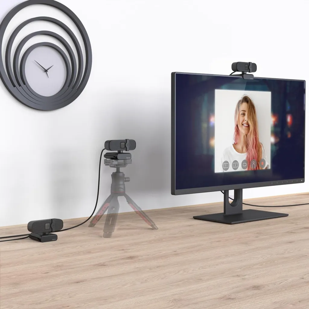 Webcam PC Full HD Hama C-400 Caméra de Conférence USB pour Ordinateur - 9