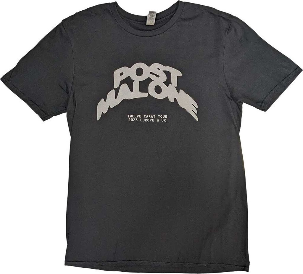 Post Malone - "2023" T-Shirt Logo für Herren/Damen Uni RO10518 (M) (Schwarz)