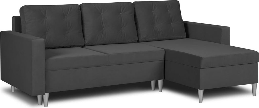 Ecksofa mit Schlaffunktion GUEST - Grau