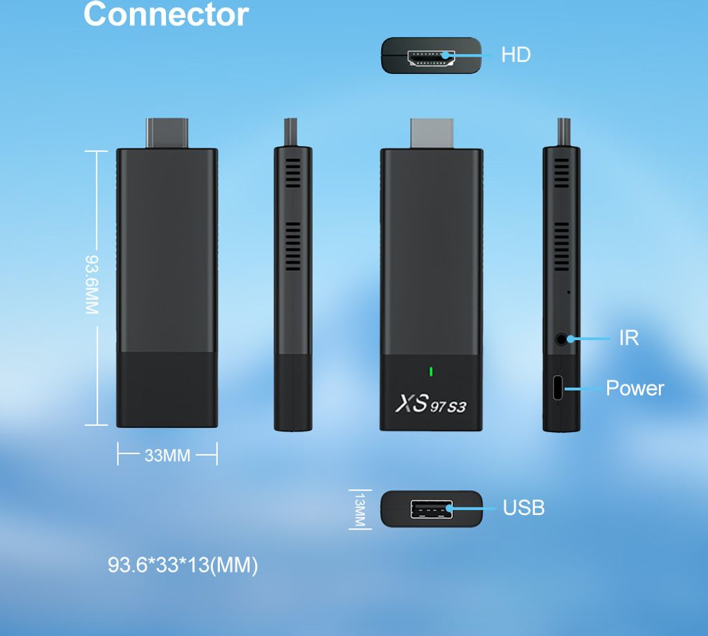 TV Stick Android 10.0 Smart TV Box Streaming Media Player Produktbild 3