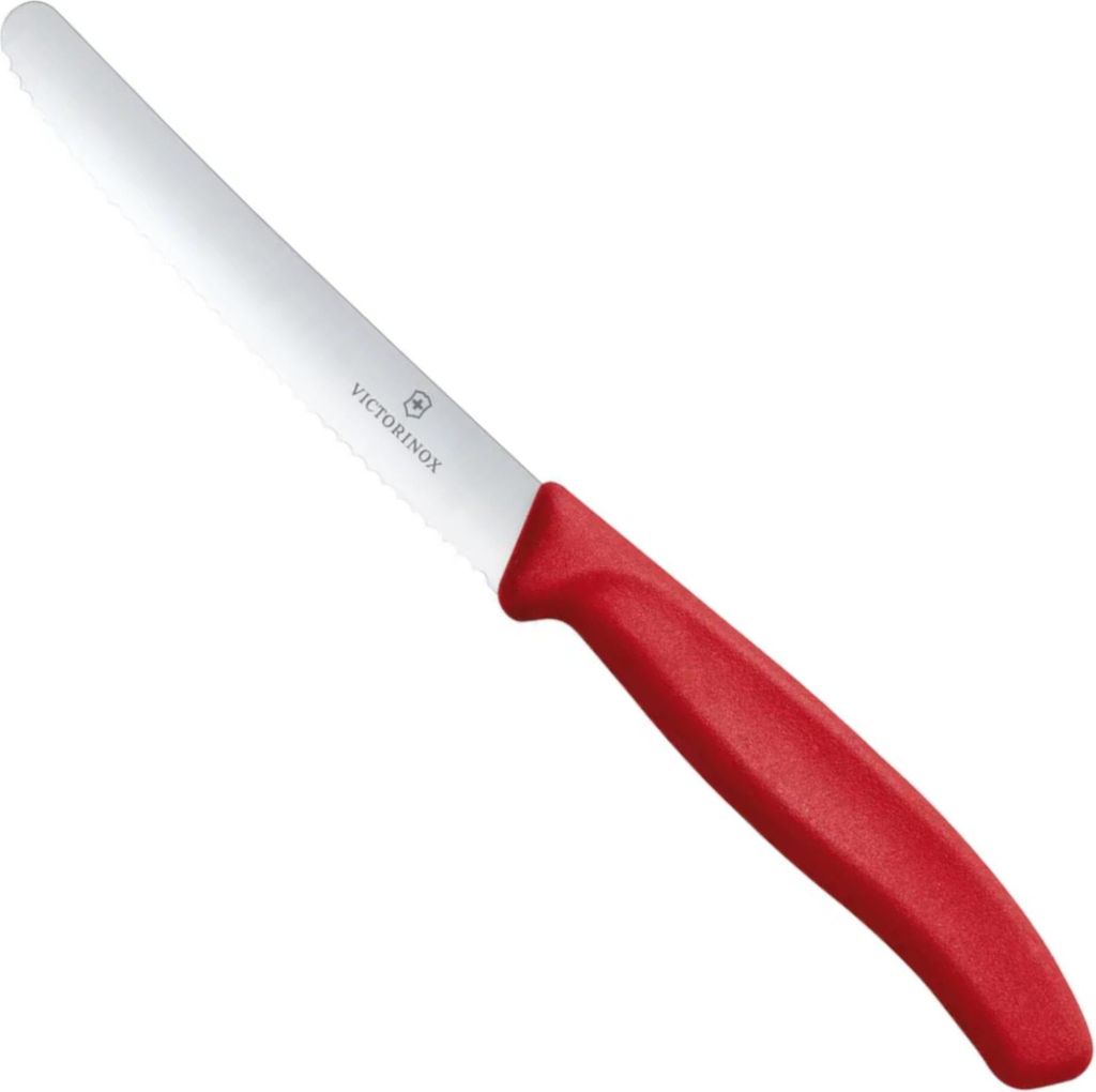 Tomatenmesser SwissClassic rund Wellenschliff rostfreier Produktbild 
