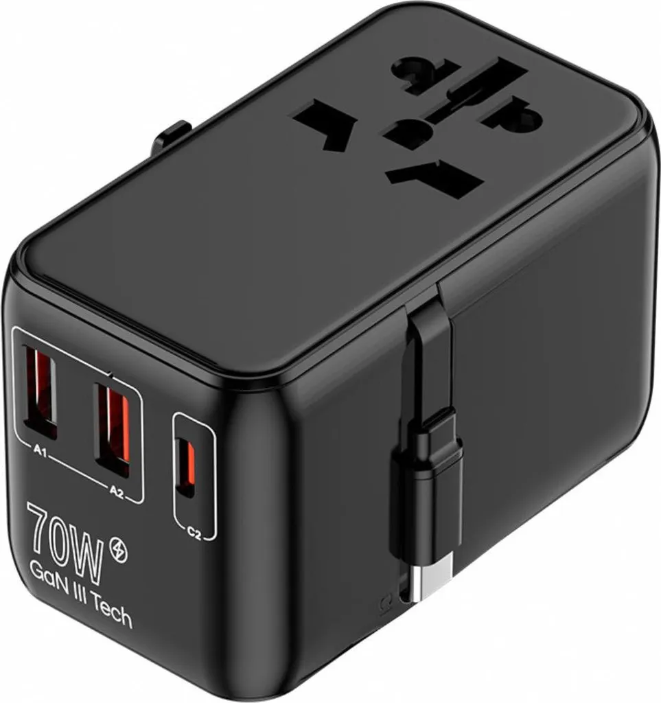 Chargeur PC Portable et Smartphone 70W - Solution de Charge 4 en 1