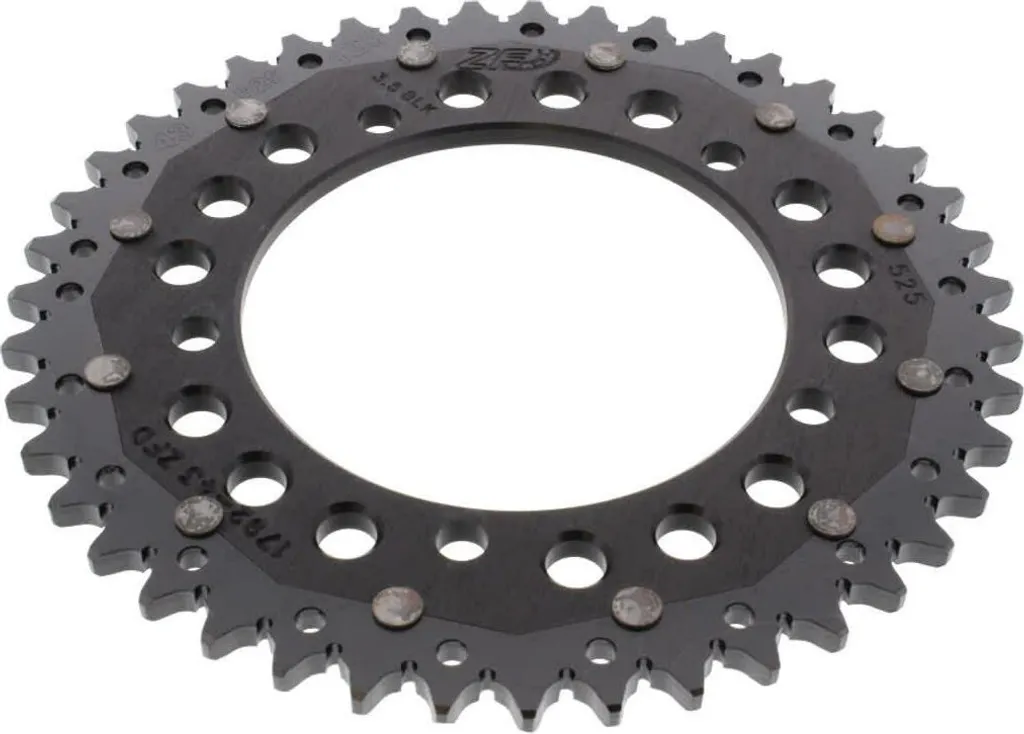 Pignon 43 dents pas 525 noir pour entretien et réparation chaîne moto