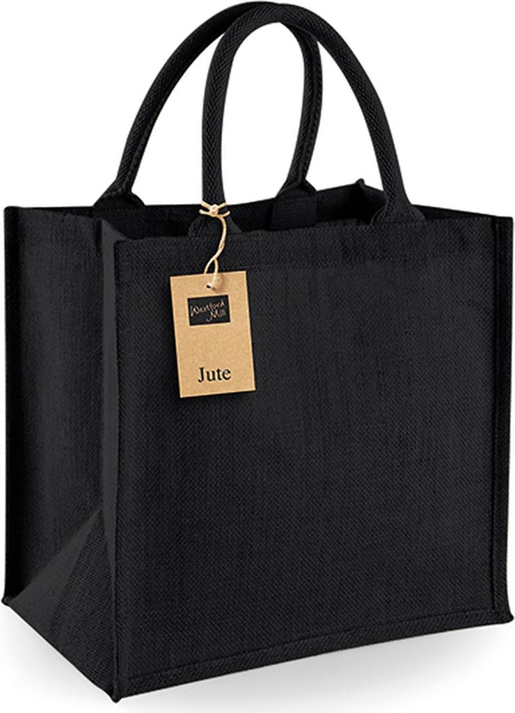 Westford Mill W413 | Jute Tote Midi 30 x 30 x 19 cm - Image du produit 