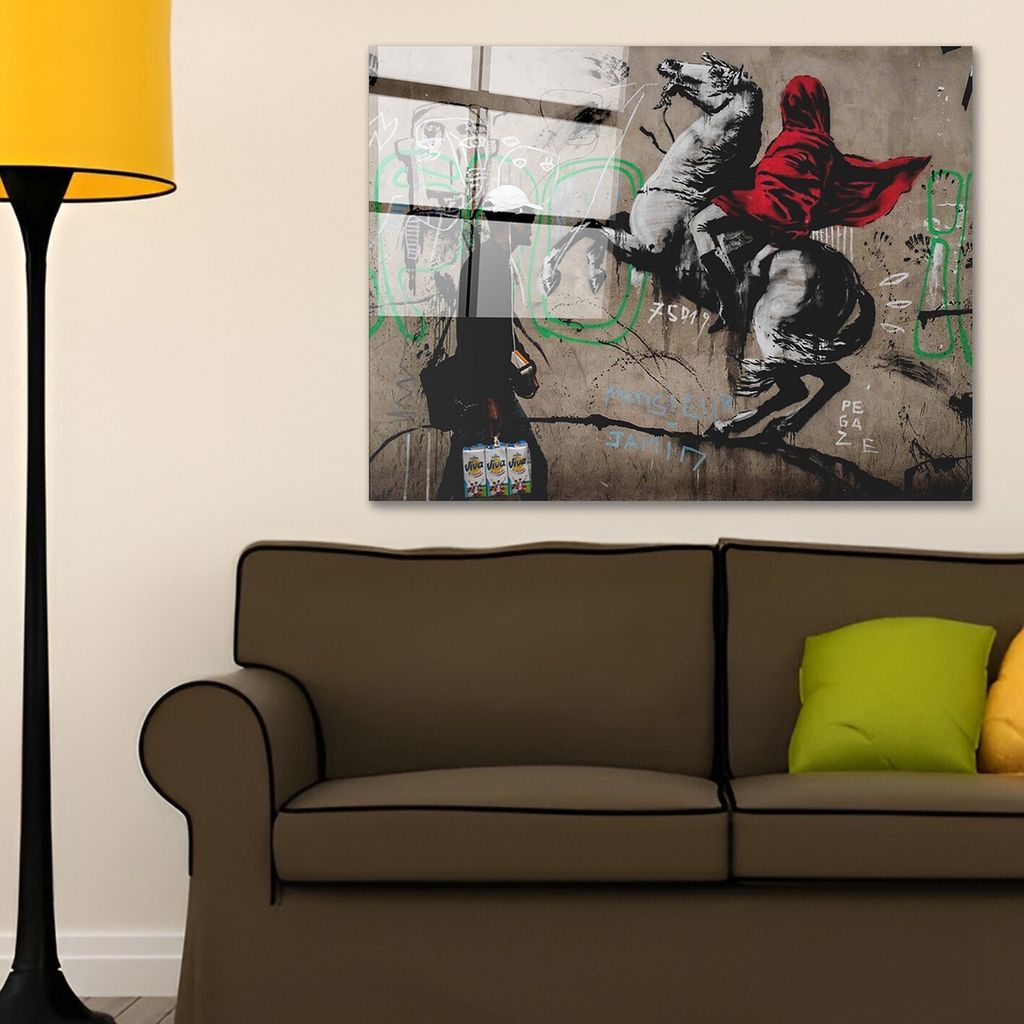 Wallity, 2285- GLS1660, Bunt, Leinwandbilder, 70 x 100 cm, 100% getempertes Glas (Dicke: 4 mm)