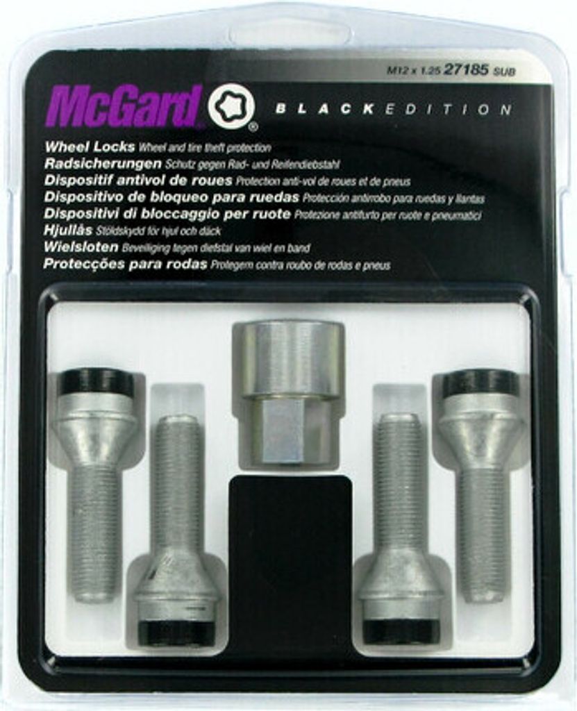 Konische Schrauben, Kit 4 St. - Black-Edition - A070