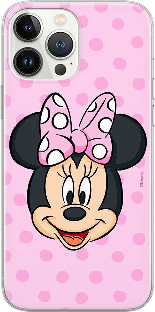 Handyhülle Minnie 057 Disney Full Print Pink kompatibel mit Samsung Galaxy A34 5G