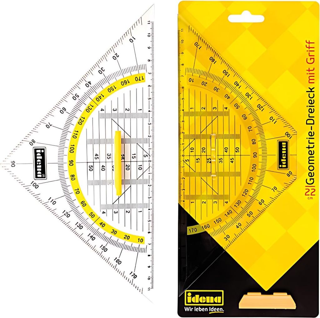 Idena 602043 - Geo trojuholník s rukoväťou, 22 cm Obrázok produktu 