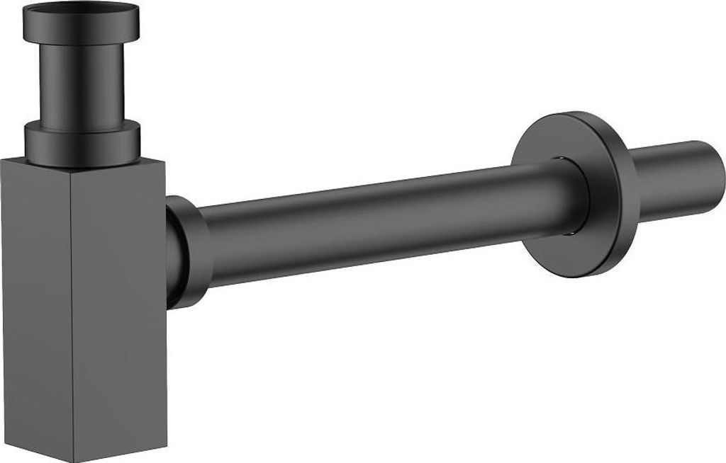 Avapax | Siphon Waschbeckenflasche - Gun Metal - Edelstahl - Einfach Zu Reinigen - Langlebig