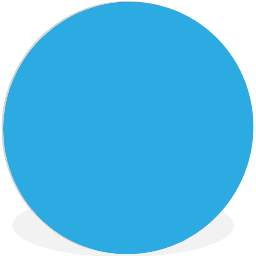 MuchoWow Rundes Wandbild - Runde Bilder Blau - Licht - Farben Ø 60 cm Kreis Wanddekoration Kunststoff - Wandkreis - Wandschmuck - Wand Kreis - D...
