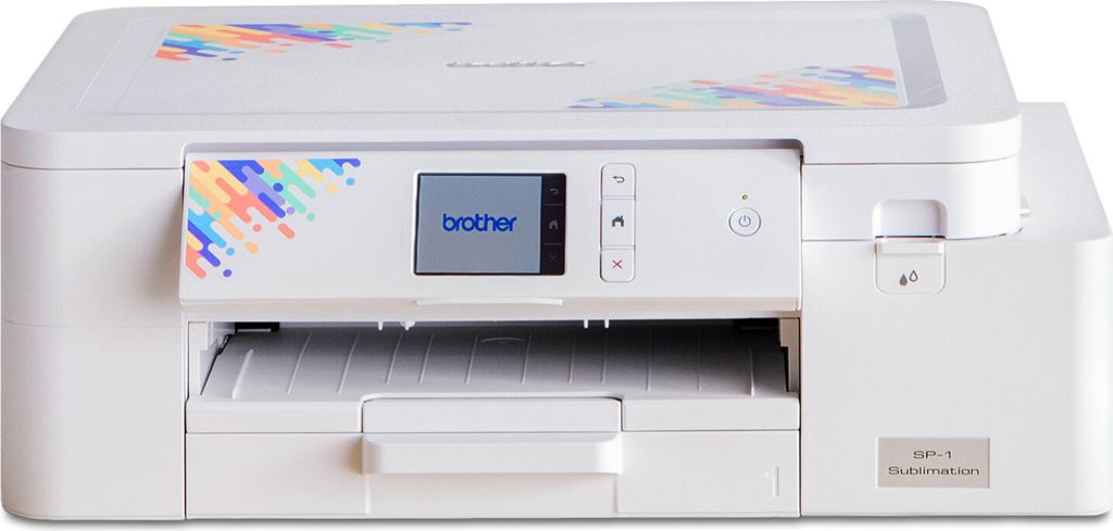 A white Brother sublimation printer is shown against a white background.