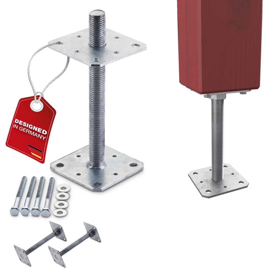 SOTECH Pfostenträger M24 110 x 110 x 250 mm feuerverzinkt – Produktbild 