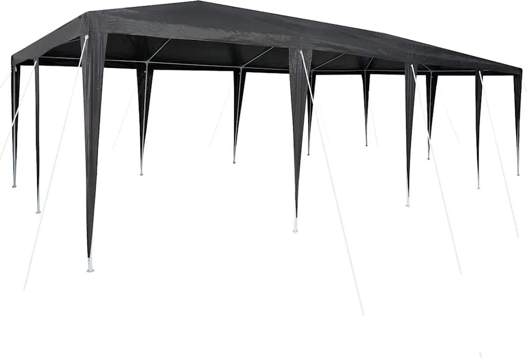 vidaXL Tenda party antracite e bianca 800 x 400 x 266 cm