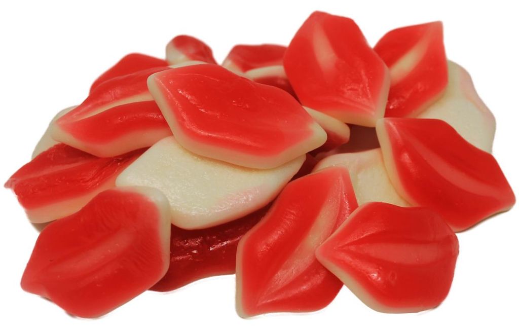 Vruchtgommetjes, roze, zachte lippen, met een zoete Productafbeelding 