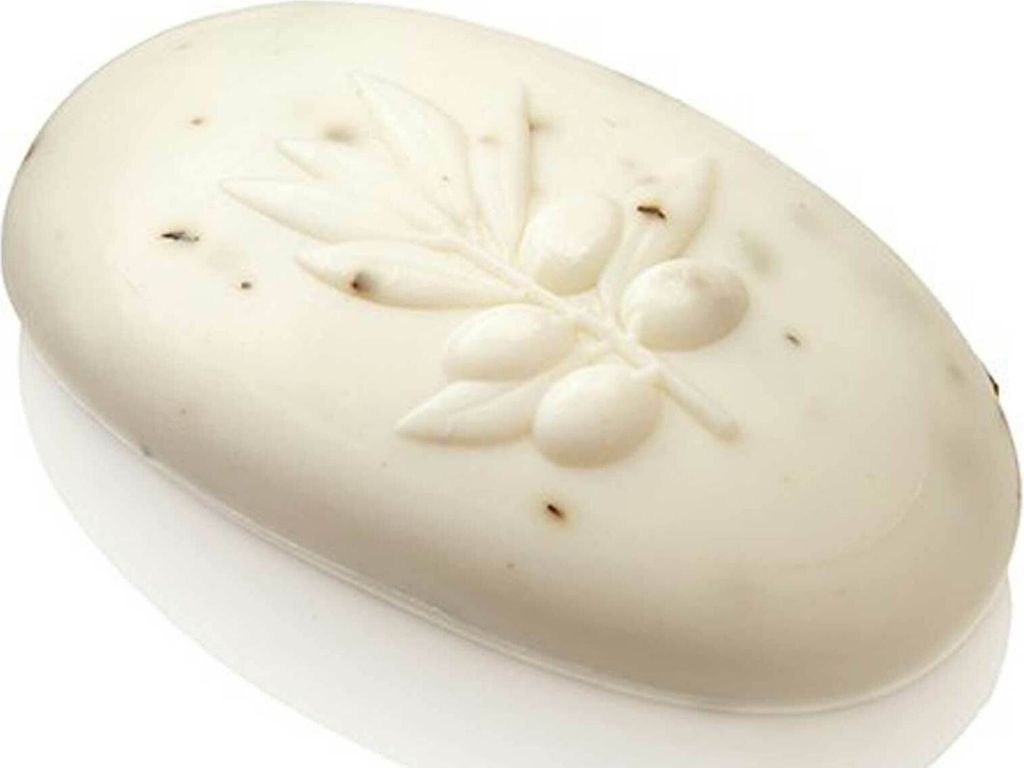 Ovis Schafmilchseife Seife Olive-Weiß Oval 110g