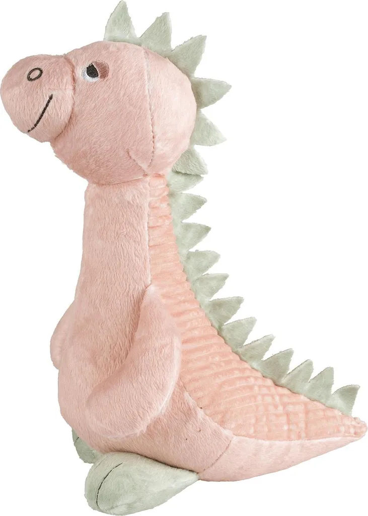 Peluche dinosaure rose pour nouveau-né - Doudou original Happy Horse