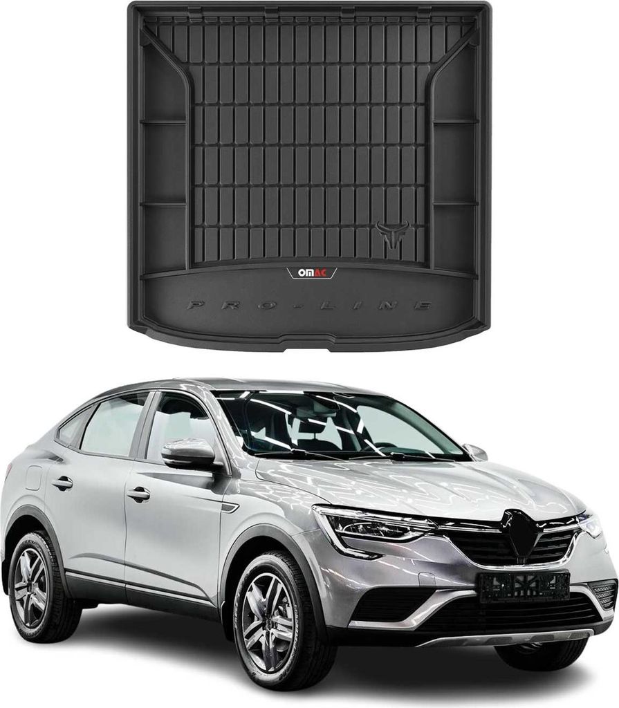 Tapis de Coffre pour Renault Arkana 2019-2022 TPE Noir Image du produit 