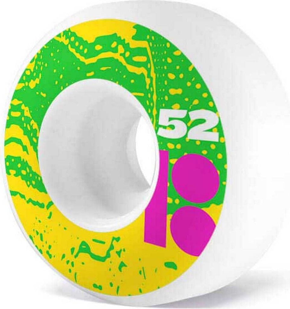 Plan B Smear 52 Mm 102a Skateboard-räder Weiß Weiß One Size