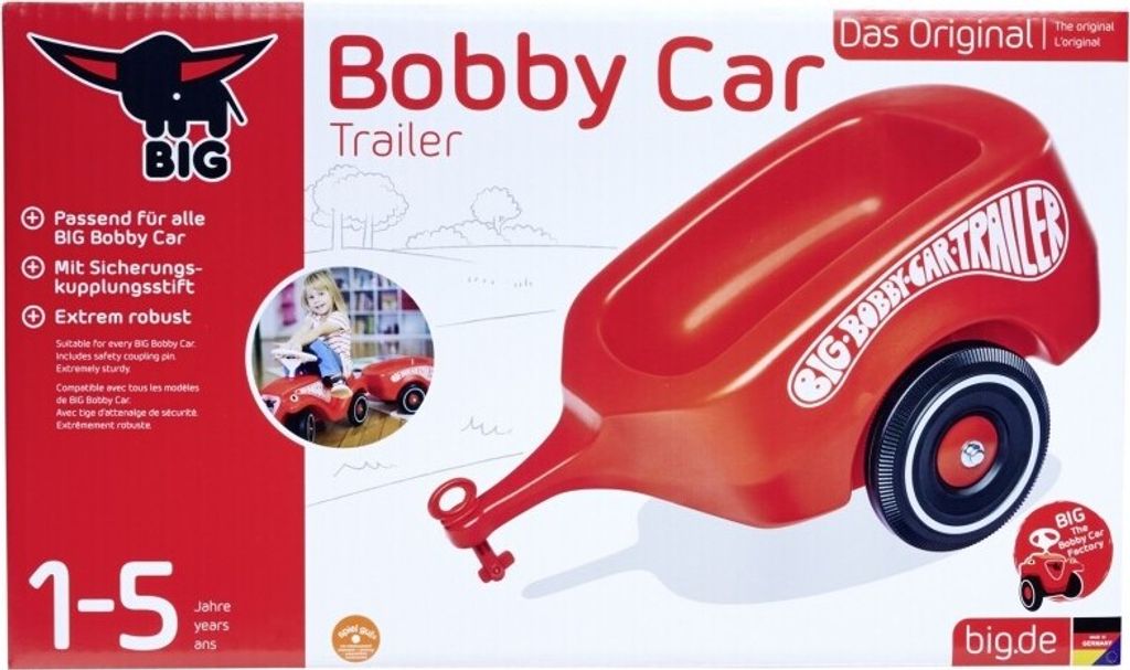 BIG Bobby Car Trailer Red Zdjęcie produktu 21