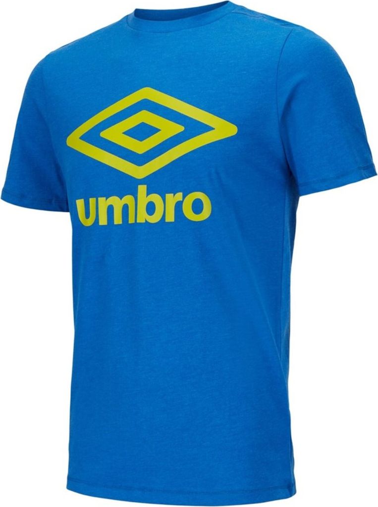 Umbro T-Shirt für Herren, Kurzarm, Blau, aus Baumwolle und Viskose, Modell 65352UHJE