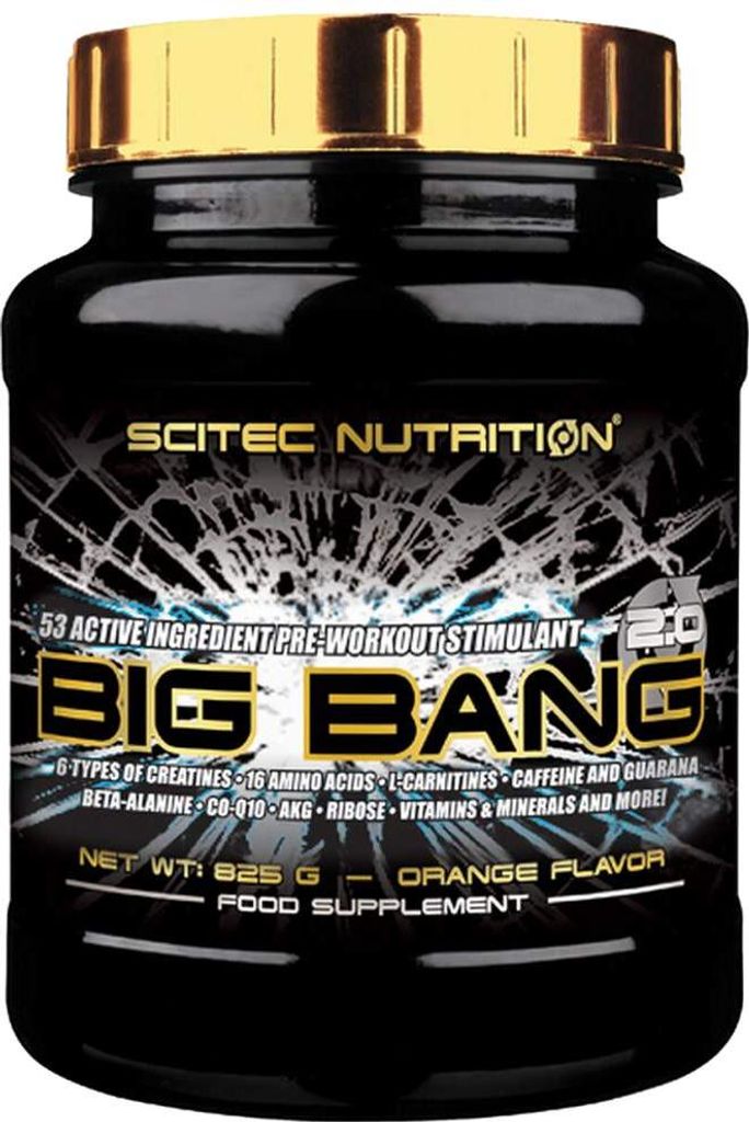 Scitec Nutrition Big Bang 3.0 - 825g, smaak: mango Productafbeelding 