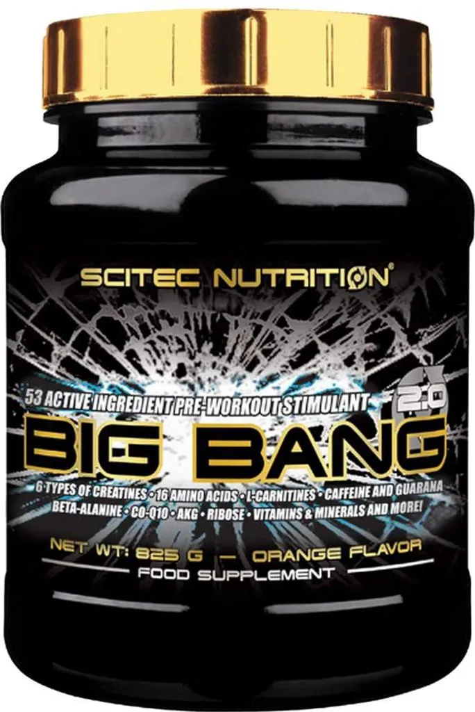 Complément Pré-Workout Big Bang 3.0 Scitec Nutrition - Format de 825 g