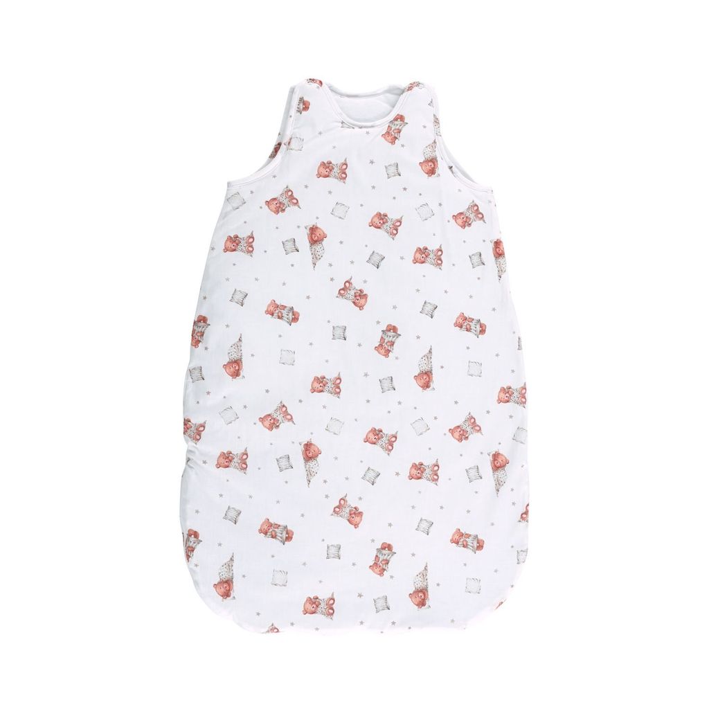 Lorelli Baby-Sommerschlafsack Summer, Lnge 100 cm Breite 50 cm, 100% Baumwolle beige wei