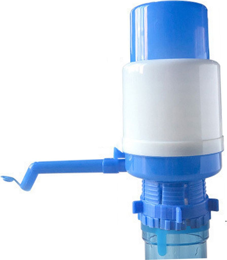 Manueller Wasserspender aus TPE und PP, tragbar, mit Handdruckpumpe für Trinkwasserflaschen, geeignet für Zuhause, Reisen, Büro und Fabrik
