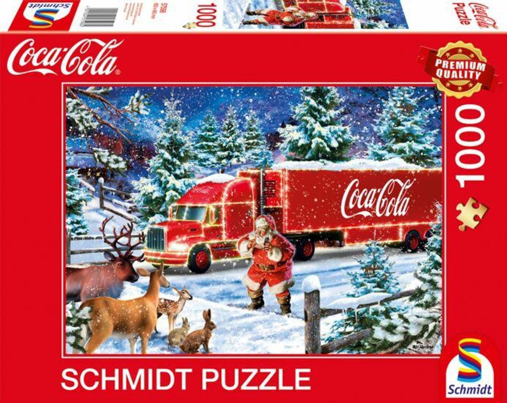 Coca Cola: Camion di Natale (1000 pezzi) Immagine del prodotto 