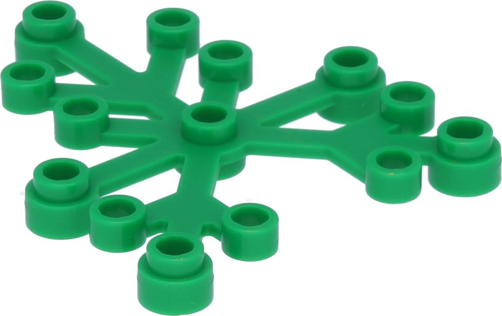 LEGO® 6x5 Blätter Zweige Laub Grünzeug Pflanze Dunkelgrün - Produktbild 