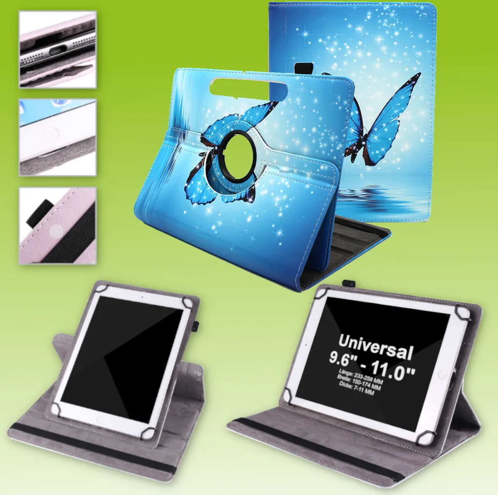 Custodia Huawei MediaPad T5 10.1 in Pelle Girevole 360° Motif 8 Art