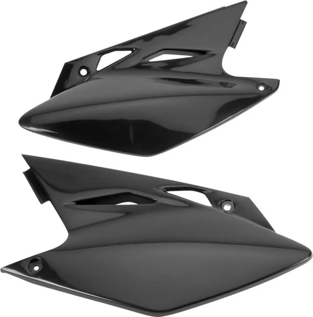 Remplacer carénage cassé Kawasaki KX F 450 : Kit UFO noir 2 parties