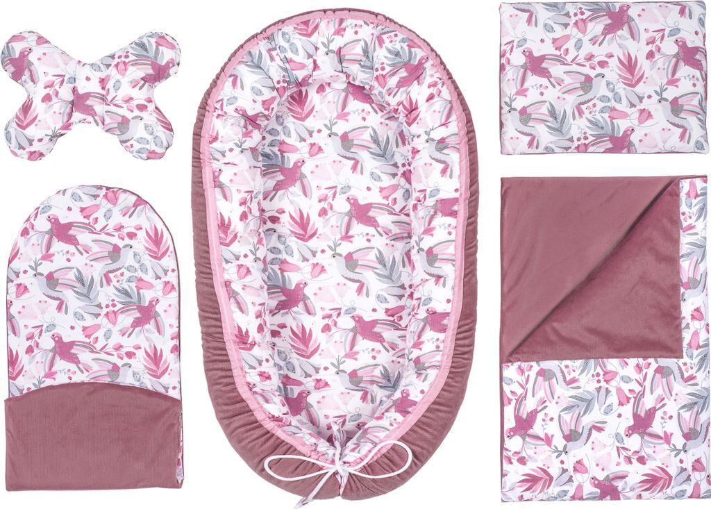 Pepi Babynest Kokon 5 teiliges Babynestchen Set für Babys Produktbild 