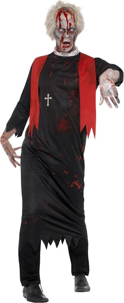 Smiffys - Kostüm für Herren SM1984 (M-L) (Schwarz)