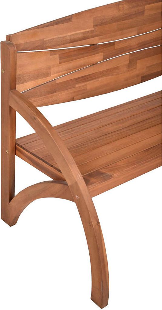Garden Pleasure Gartenbank Hadia 985188 braun Holz 140,0 cm Produktbild 3