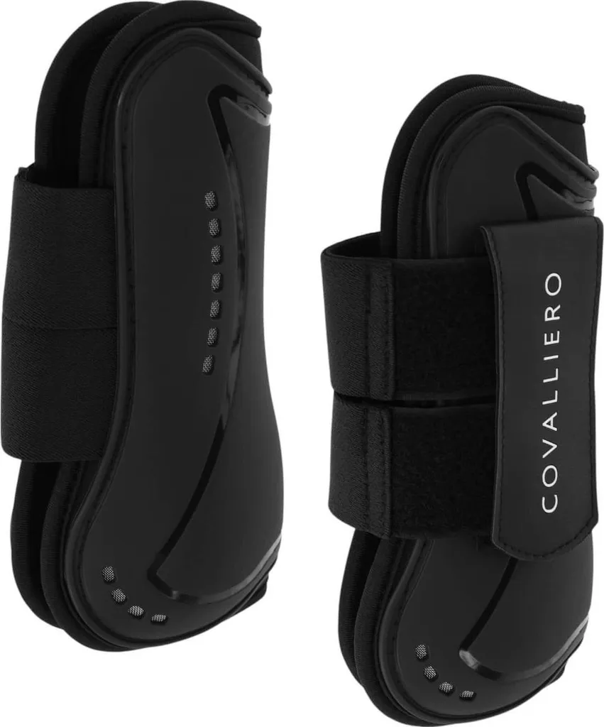 Guêtres à Coque Dure Covalliero TecAir 2.0 Noires pour CSO Taille Full L