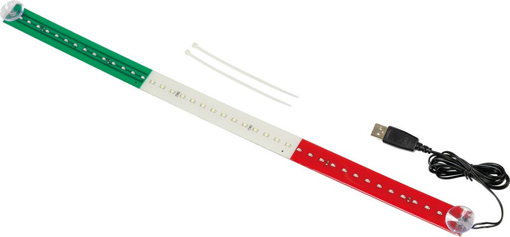 Lampa Leuchtflagge 60 cm, 42 LEDS, USB - Włochy Zdjęcie produktu 