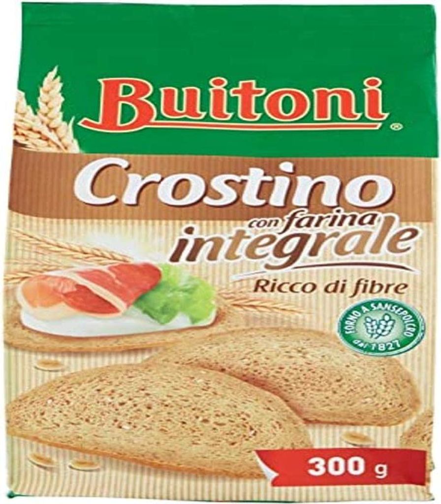Buitoni Crostino con farina Integrale Croutons mit Vollkornmehl Snacks 300g reich an Ballaststoffen