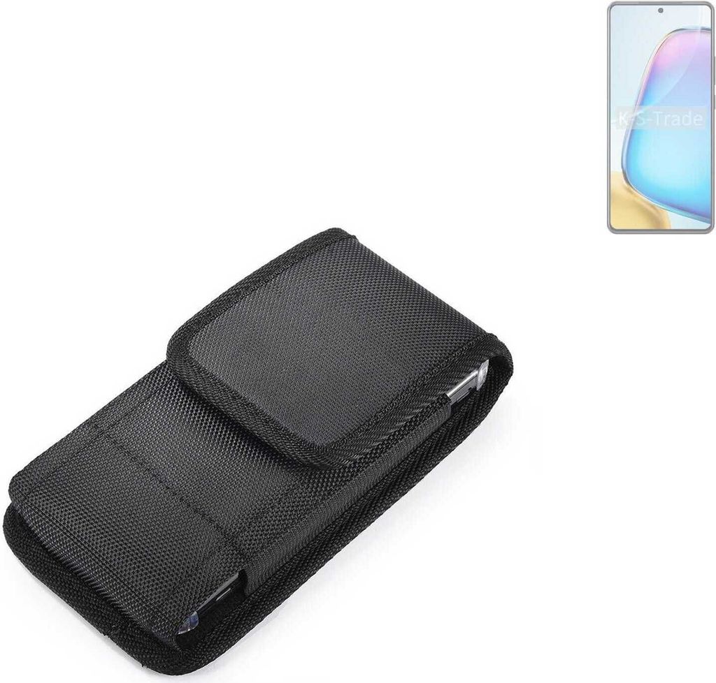Holster Gürteltasche kompatibel mit Vivo Y200 GT Holster Gürtel Tasche wasserabweisend Handy Hülle Schutz Hülle Outdoor schwarz K-S-Trade