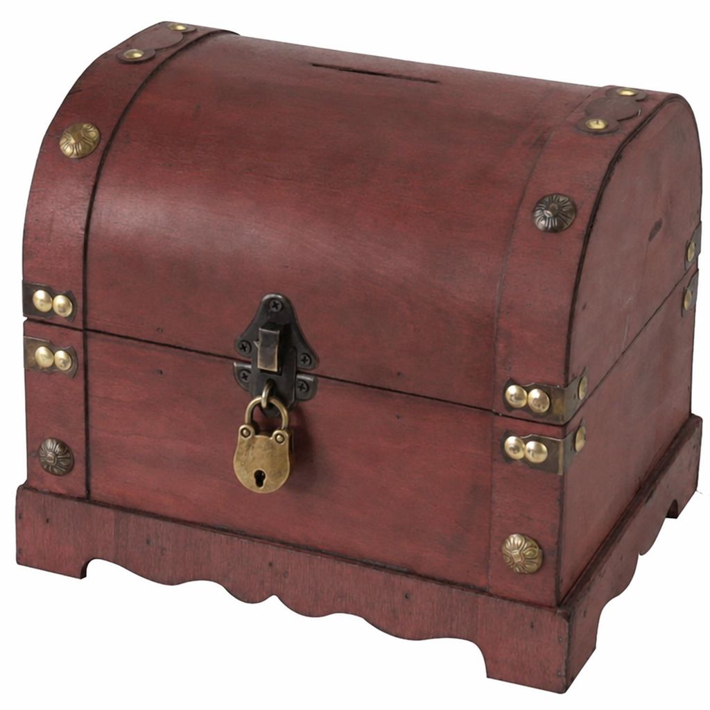 Spardose aus Holz Namibia von HMF mit den Maßen 23.5 x 18 x 20 cm KI-generiertes Bild