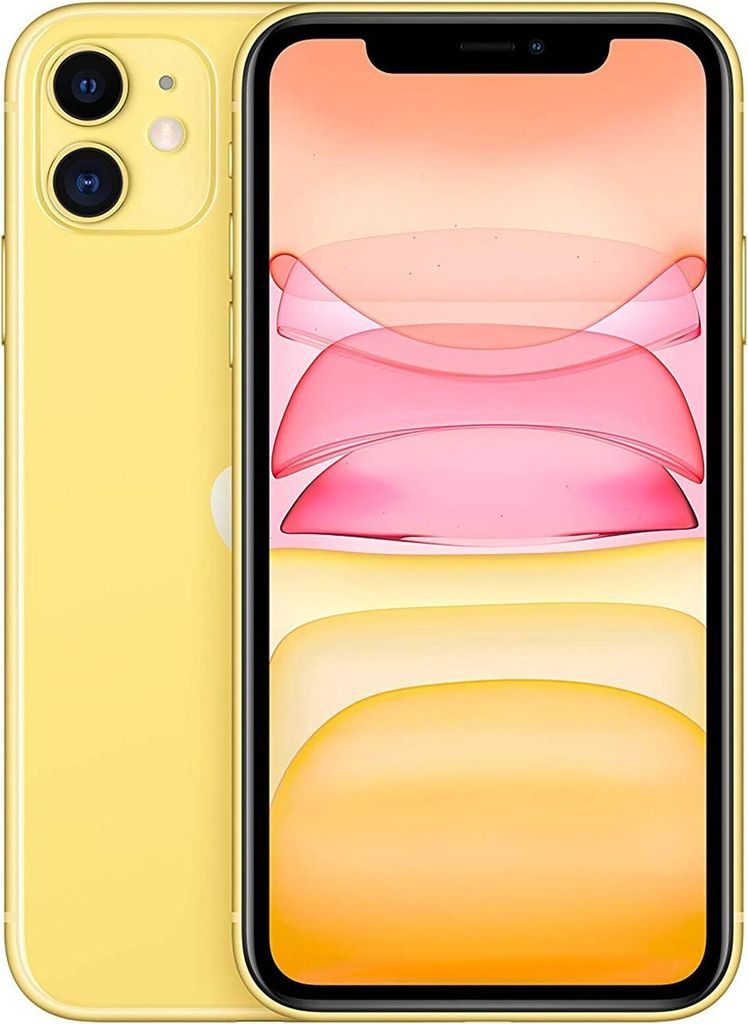 Apple iPhone 11 256GB Smartphone Handy (Ohne Simlock) Gelb Produktbild 