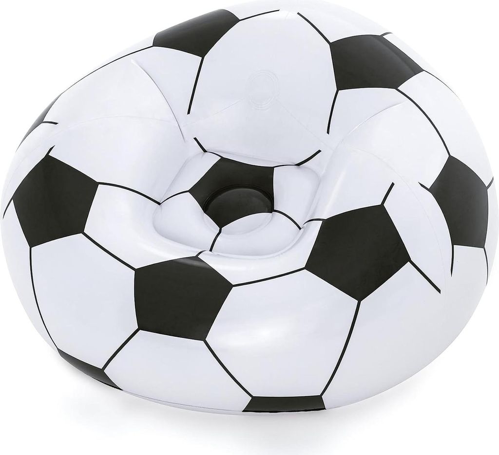 Bestway 75010 In & Over Beanless Soccer Ball Chair Produktbild 