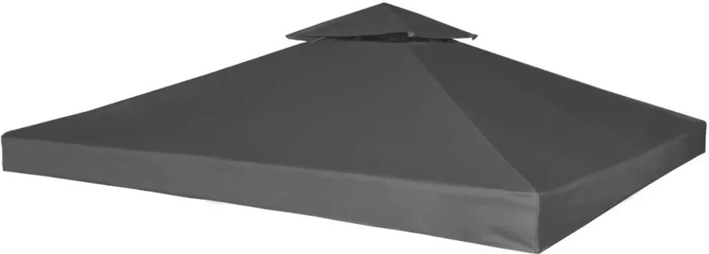 Réparer une Tonnelle 3x3m avec cette Toile de Rechange Grise 310g/m²