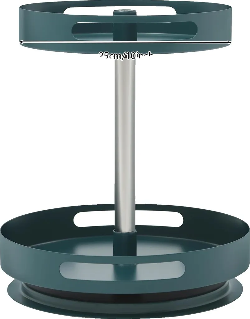 Étagère à épices pivotante 360° réglable en hauteur coloris vert sauge