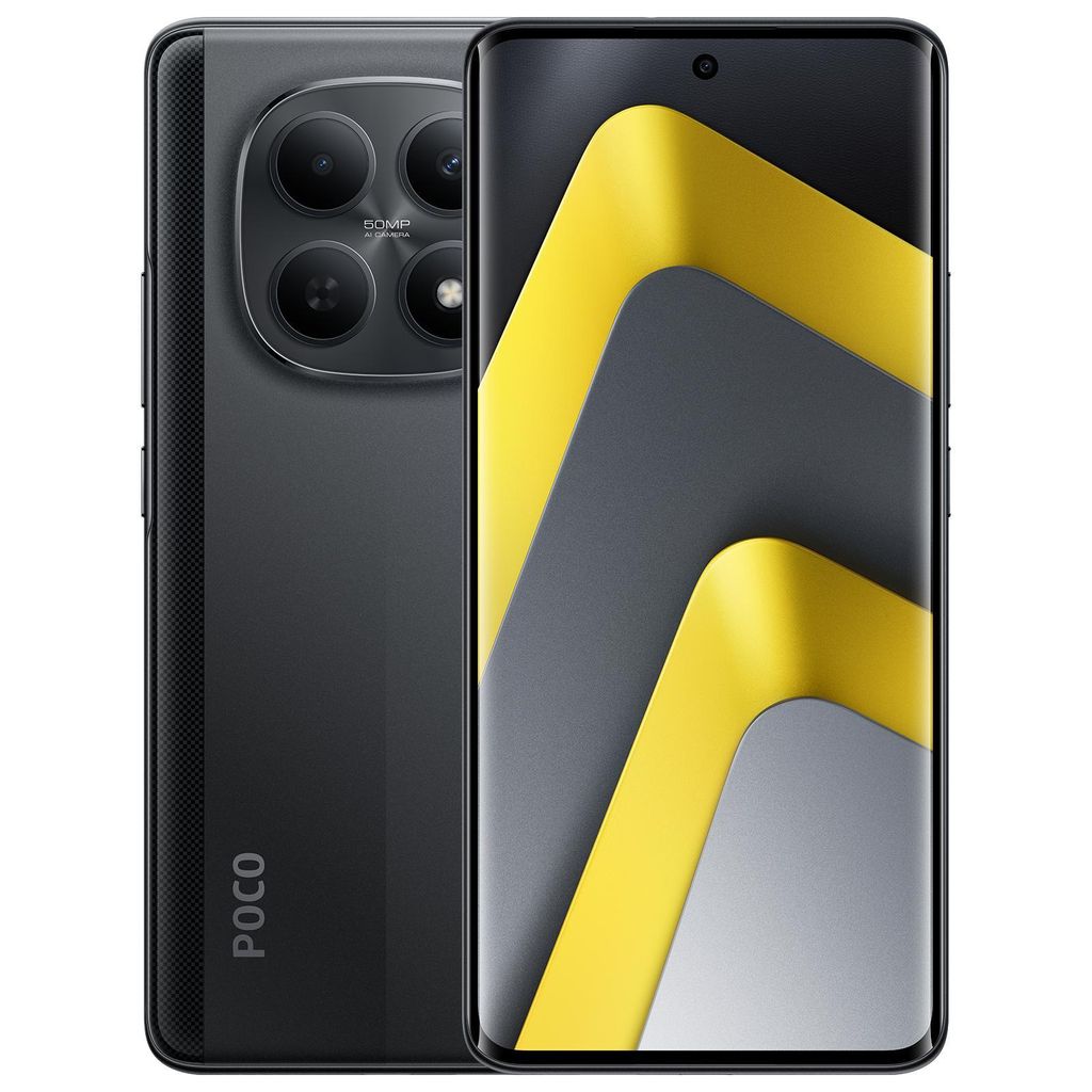 XIAOMI POCO M8 5G 8+512GB 6,77 Zoll Dual-SIM Snapdragon 6 Gen 3 5520-mAh-Akku 7,35mm schlankes 3D-Curved-Design Schwarz