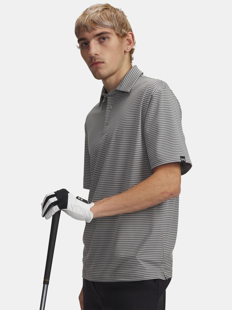Under Armour UA Plyoff 3.0 Stripe Polo LB Herren-T-Shirt SM