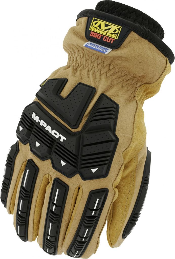 Mechanix DuraHide M-Pact Insulated Driver F9-360 Winter Handschuh : Hellbraun L