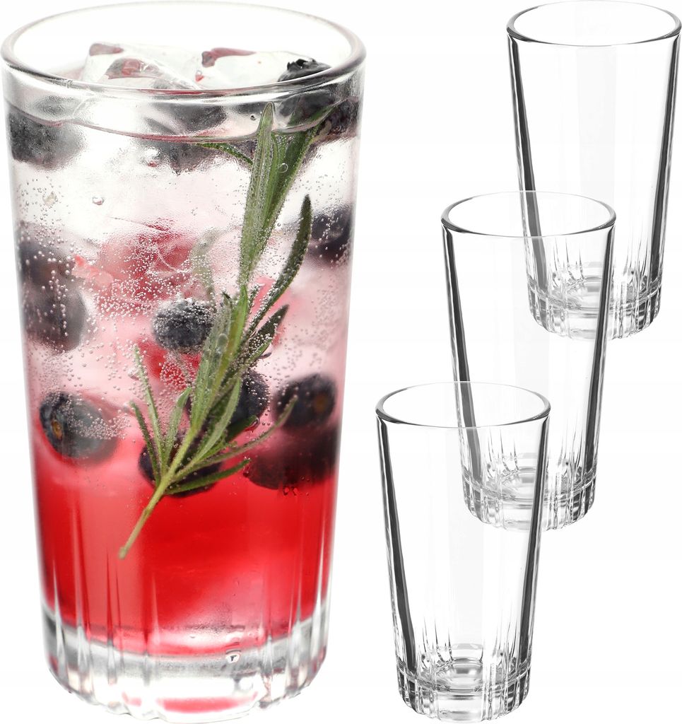 KADAX Wassergläser "Sion", Trinkgläser Set, Universalgläser, 4 Stück, 344 ml