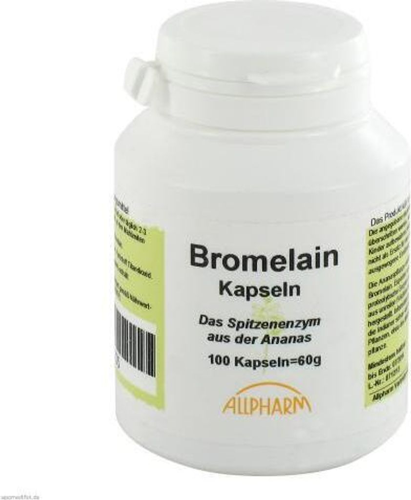 Bromelain Enzym Kapseln 100 St