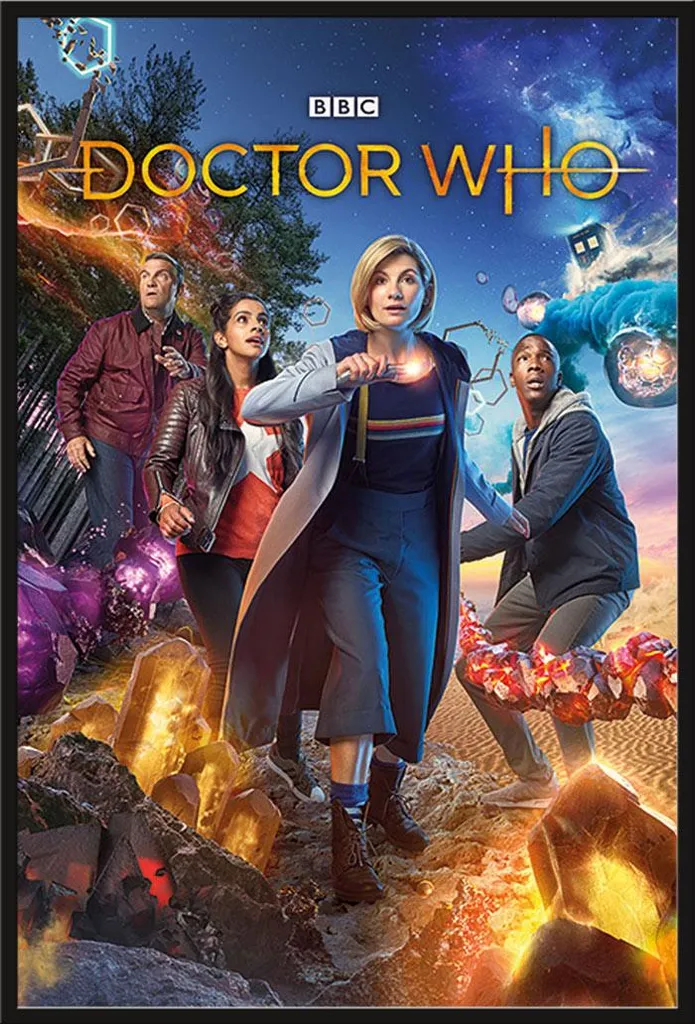 Affiche Doctor Who Chaotic protégée sous cadre Shinsuke incassable